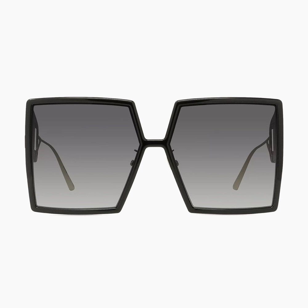 DIOR SUNGLASSES Black Oversized Square Sunglasses - Picture 3 of 7